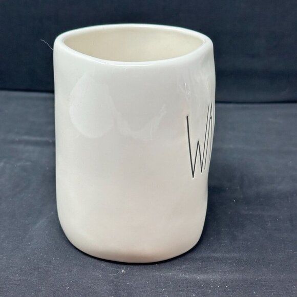 Rae Dunn WANDER Mug Magenta Coffee Tea Cuo LL Large Letters White Ceramic 16 Oz - Picture 5 of 8